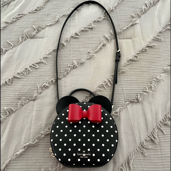 BNWOT! Kate Spade Minnie Mouse Crossbody Bag With Detachable Strap - Picture 4 of 15